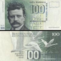*100 Markka Fínsko 1986, P119 UNC - Kliknutím na obrázok zatvorte -